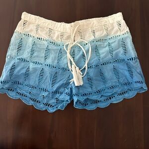 Babajaan Ombré Eyelet Shorts New (10)